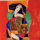 Portrait of a Woman by Egon Schiele